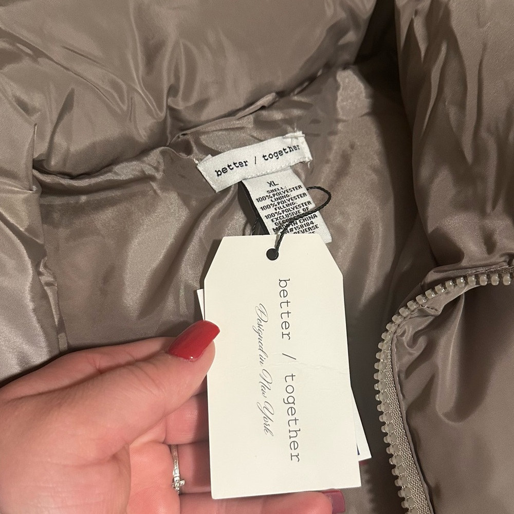 Better Together Brown Puffer Vest - Picture 10 of 10